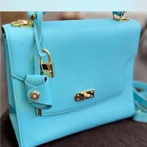 Samantha Thavasa Turquoise Shoulder Bag